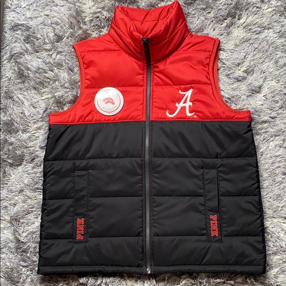 UNIVERSITY OF ALABAMA VICTORIA SECRET PINK VEST
